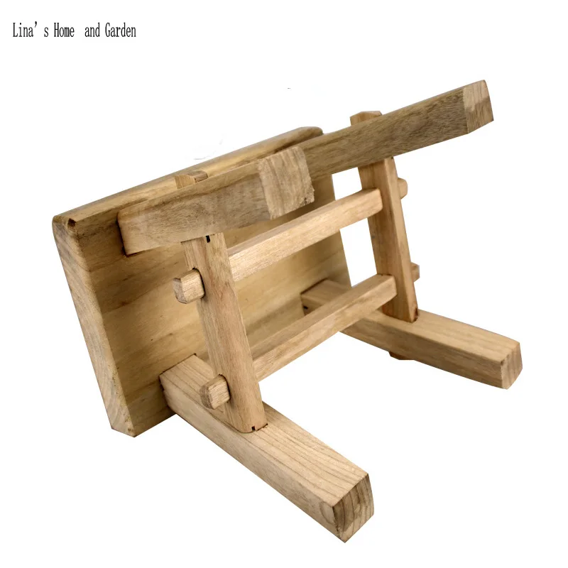 mortise and tenon joint primitive wooden handmade stool unique (2)