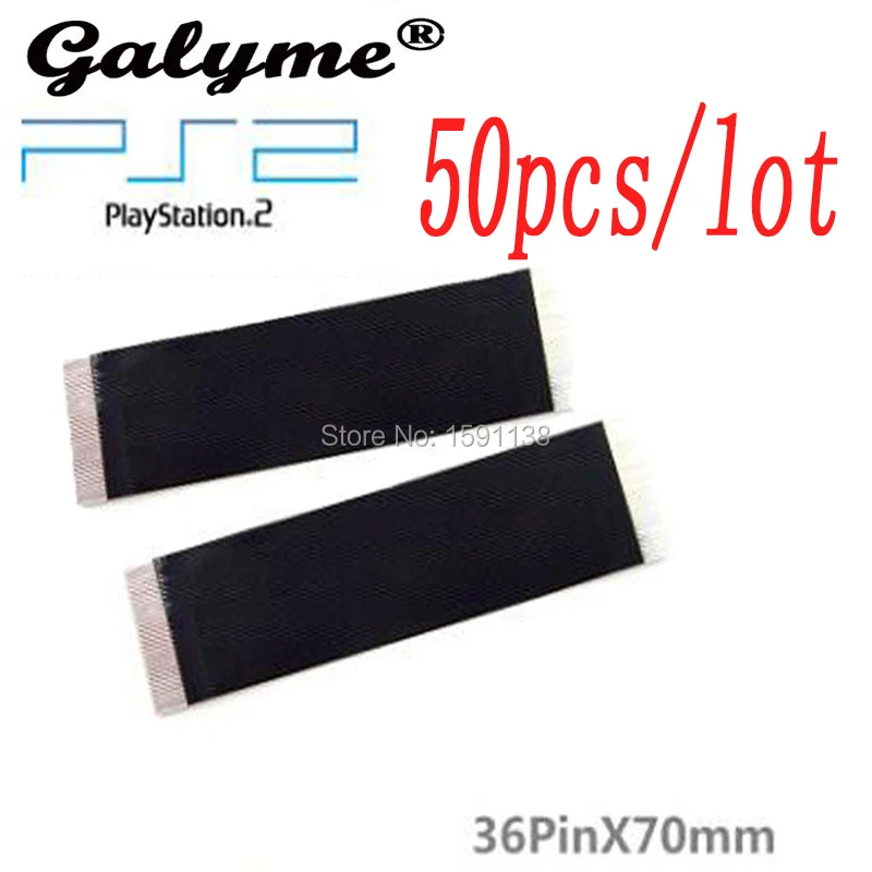 50pcs/lot Black Color Memory Card Ribbon Cable Repair Part For PS2