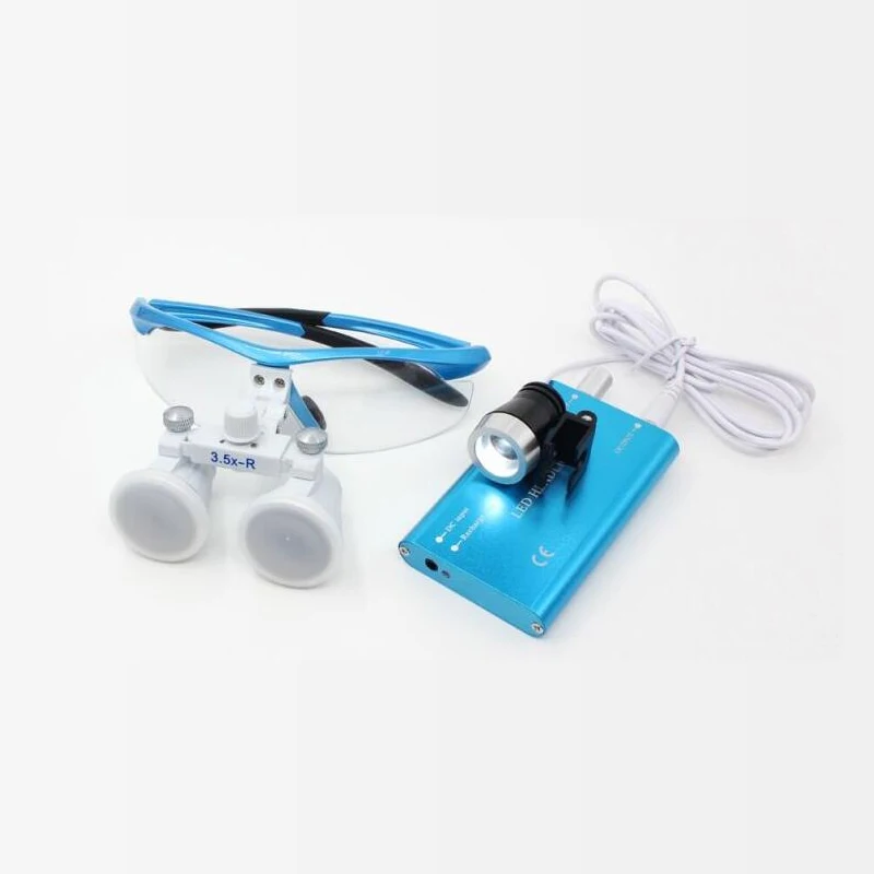 3.5X 420mm Dental LED Headlight Lamp+ Surgical Medical Binocular Loupe | Красота и здоровье