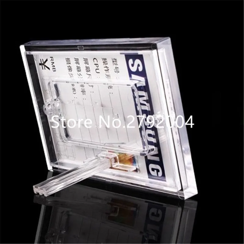 Lote China Custom Fábrica Price Tag Titular Exposição Acrílica 13*9 cm 10 Pçs - 8 Sistema EAS