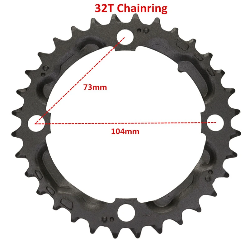 9 скоростей 22T 32T 44T карбоновый стальной велосипед шатун цепи кольцо MTB дорожный велосипед цепь колесо для Shimano SLX XT