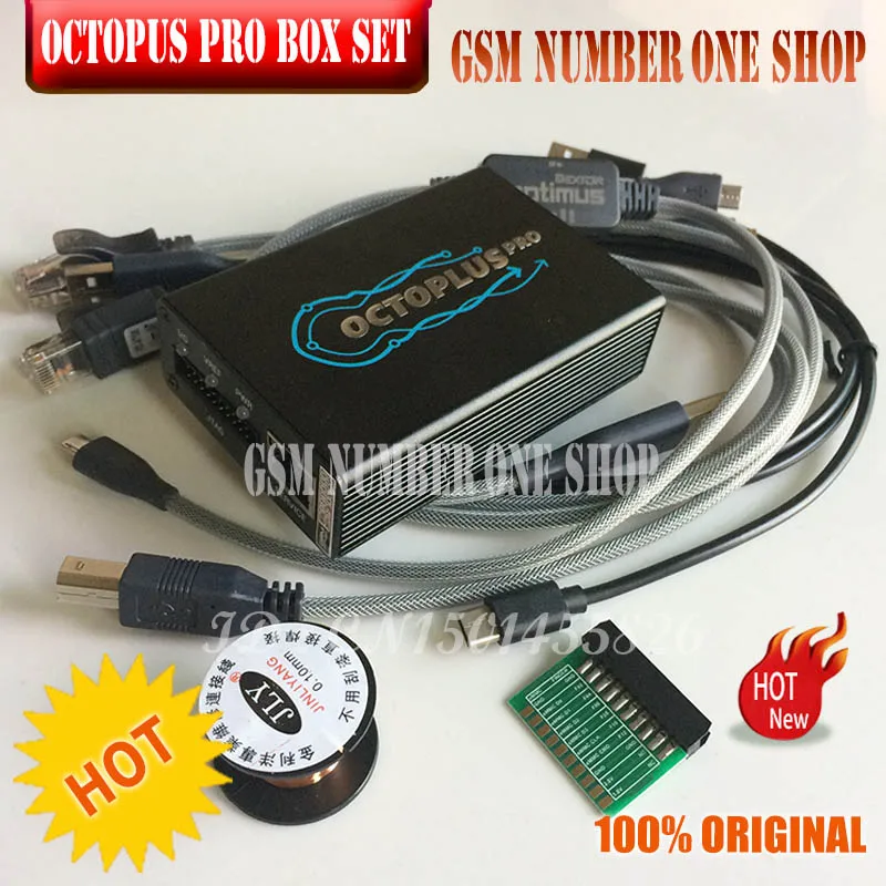 2019 новая версия OCTOPUS PRO BOX/octoplus pro Box с 5 кабелями для Samsung или LG и Medua JTAG actived|cable for