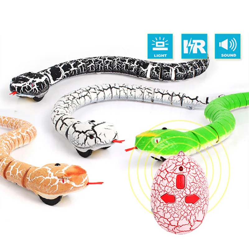 

Remote Control Toys Snake Infrared Simulated Rattlesnake Cobra RC Snake Tricky Toy Remote Control Animals Toys Kids Toys