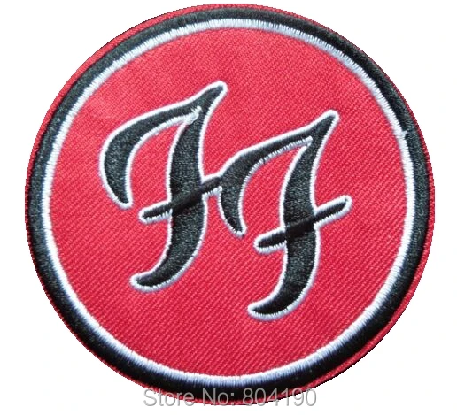 FOO fighers FF вышитая музыкальная группа логотип Железный На заплатках для одежды одежда эмо гот, панк, рокабилли