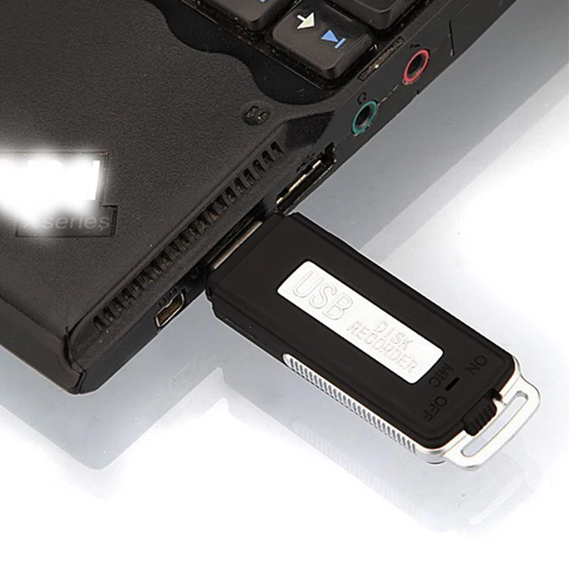 2 в 1 Мини 8 Гб USB флеш накопитель диск цифровой Аудио Диктофон мини Запись 70 часов