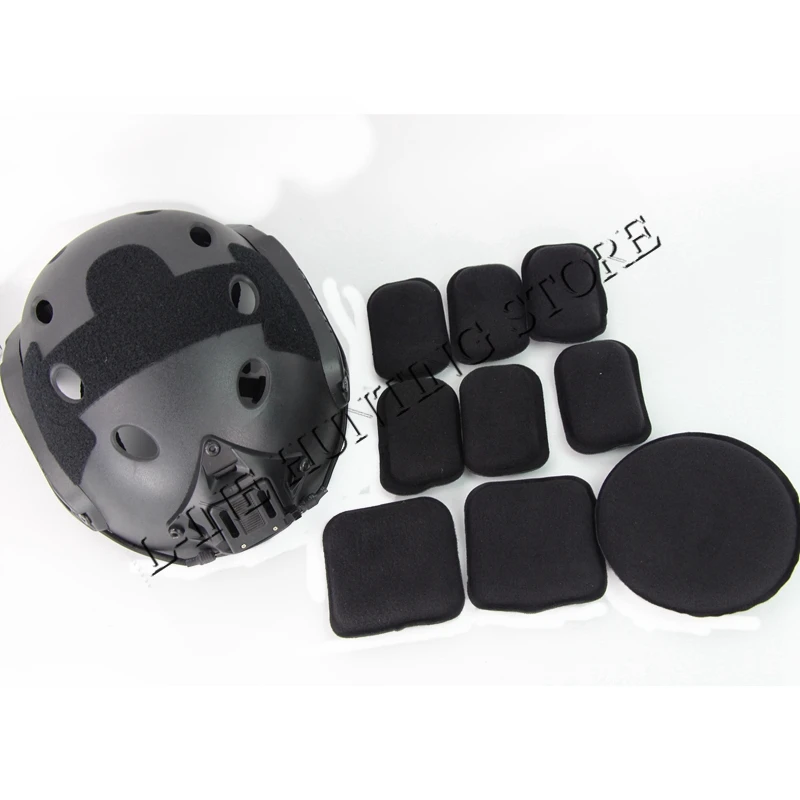 Multifunctional Tactical Airsoft Helmet Side Rails w/ Goggle Strap