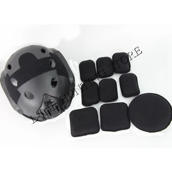 

Multifunctional Tactical Airsoft Helmet Side Rails w/ Goggle Strap Clips & NVG Shroud Lightweight Durable Helmet