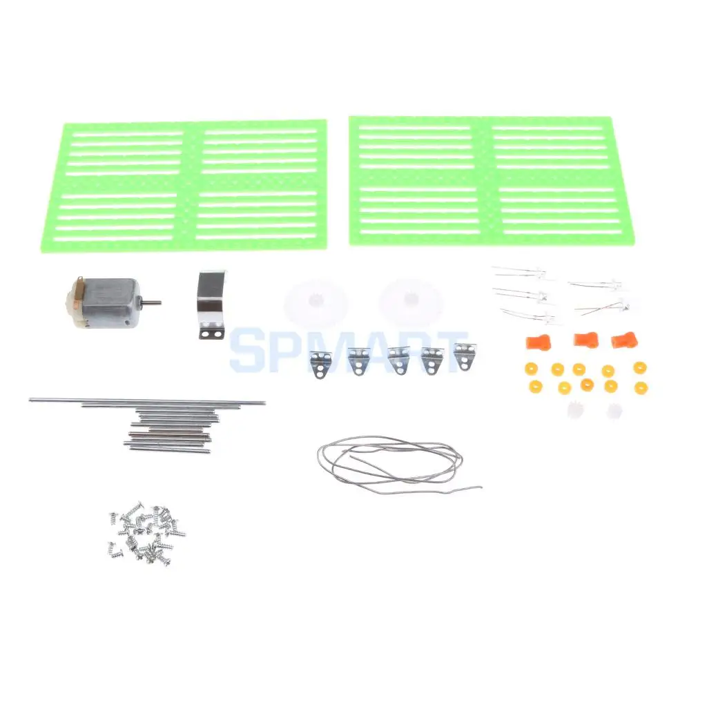 Physics Experiment DIY Hand Generator Power Bulb Electrical Circuit Model Science Toy Children Educational Exploring Gift