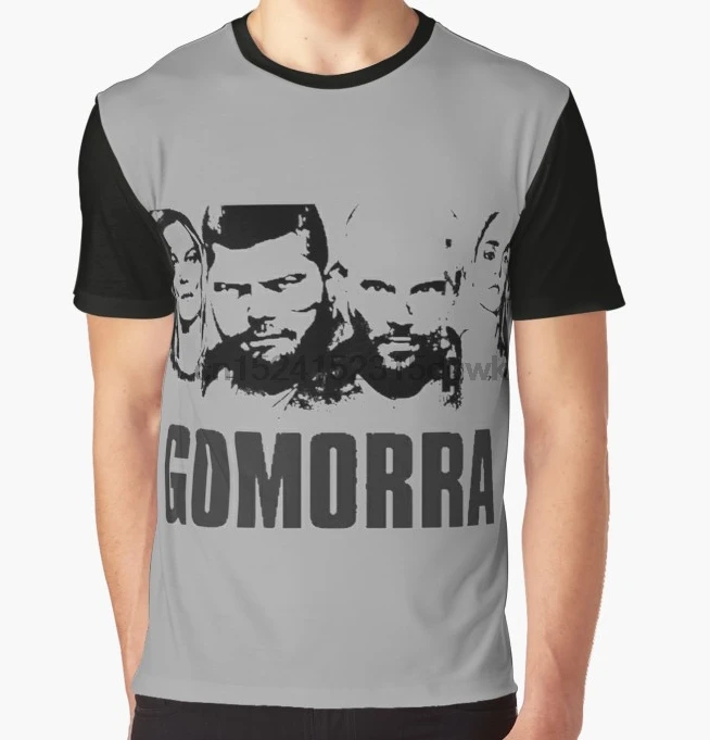 

All Over Print T-Shirt Men Funy tshirt Gomorra Short Sleeve O-Neck Graphic Tops Tee women t shirt