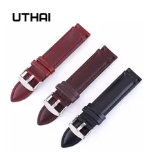 UTHAI P03 20 мм Телячья кожа ремешок для часов из натуральной кожи Аллигатор ремешок для часов Tissot Seiko масло воск кожа 22 мм ремешок для часов