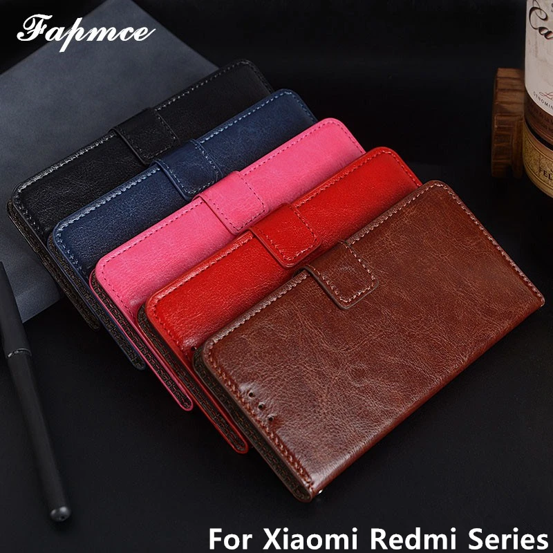 

Luxury Photo Frame Flip PU Wallet Leather Case For Xiaomi Redmi Go 7 4A 5 Plus 6A S2 Note 7 3i 4X 5A 6 Prime Pro SE Fundas Cover