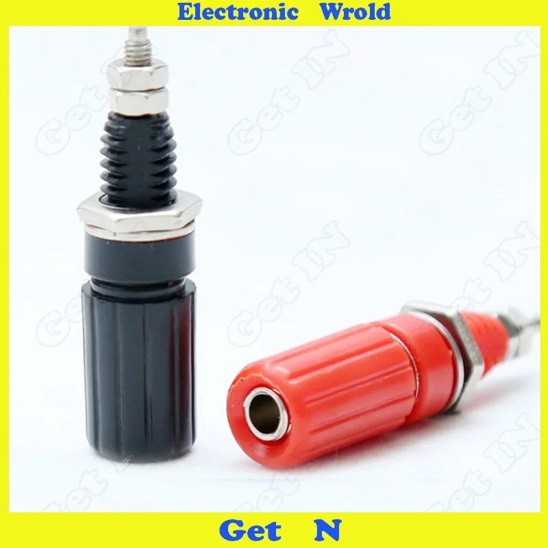 10 шт. M3 * 45 клеммные блоки 4 мм разъем типа &quotбанан&quot разъема 10A H 4001|connector 4mm|connector