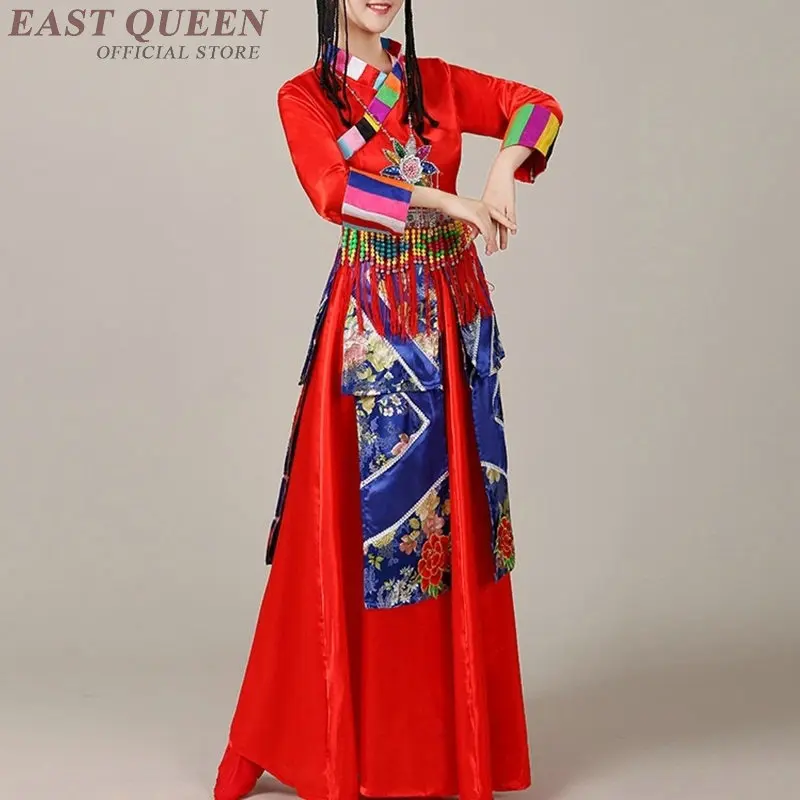 Китайские народные танцевальные костюмы одежда платье сценическая танцевальная одежда национальная Восточная Азия традиционные китайские танцевальные костюмы FF1100