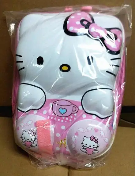 POESECHR, школьный рюкзак hello kitty для детей 2-6 лет, жесткий водоотталкивающий рюкзак, школьные сумки для детского сада, мультяшный рюкзак для детей