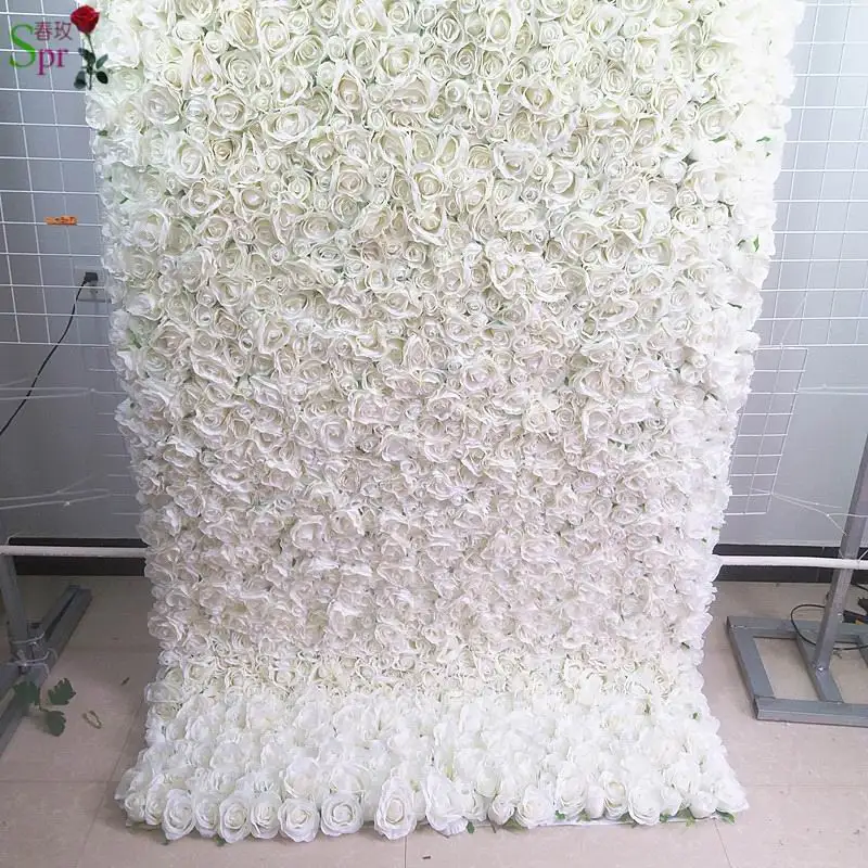 SPR свернутый тканевый цветок стены 4 фута* 8 футов Искусственный Свадебный случай фон композиция Цветы украшения