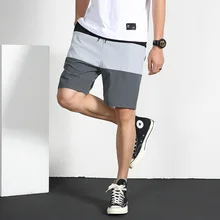 Для мужчин для девочек; Детские шорты; новые шорты из полиэстера Для мужчин летнее плетенное дышащии эластичные для талии Повседневное мужские шорты мужские широкие брюки, детские, Cortos, Hombre