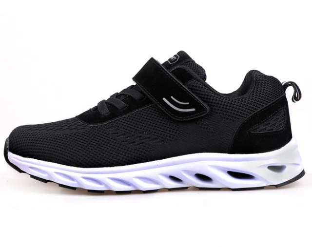 old man velcro sneakers