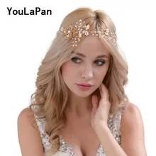 Youlapan HP73 свадебное украшение на голову свадебная тиара из жемчуга, платье подружки невесты, свадебное украшение ручной работы из бисера свадебная прическа аксессуары