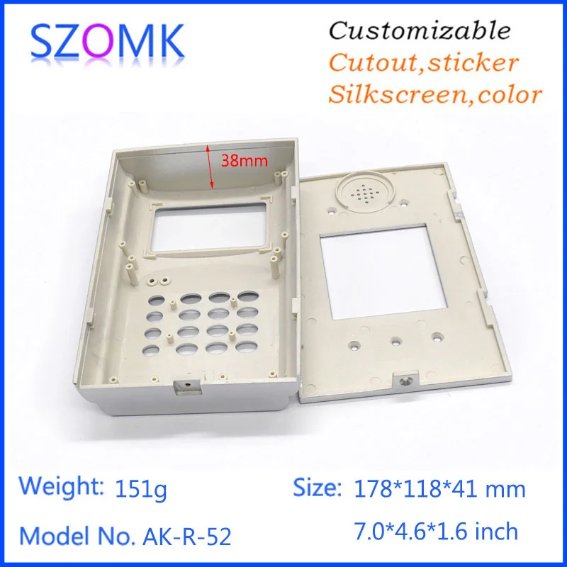 szomk plastic project box electrical plastic RFID enclosure box with keys keypad outdoor control enclosure LCD plastic case  (4).jpg