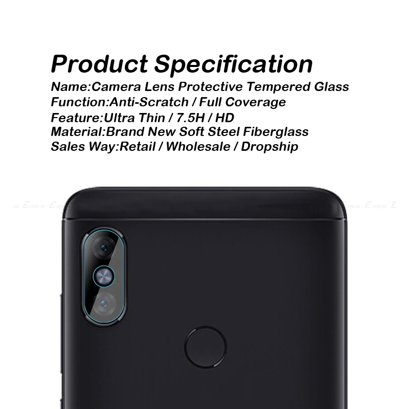 2 шт. защитная пленка для объектива камеры XiaoMi Mi A2 Lite 8 SE Mix 3 Redmi Note 5 6 Pro PocoPhone