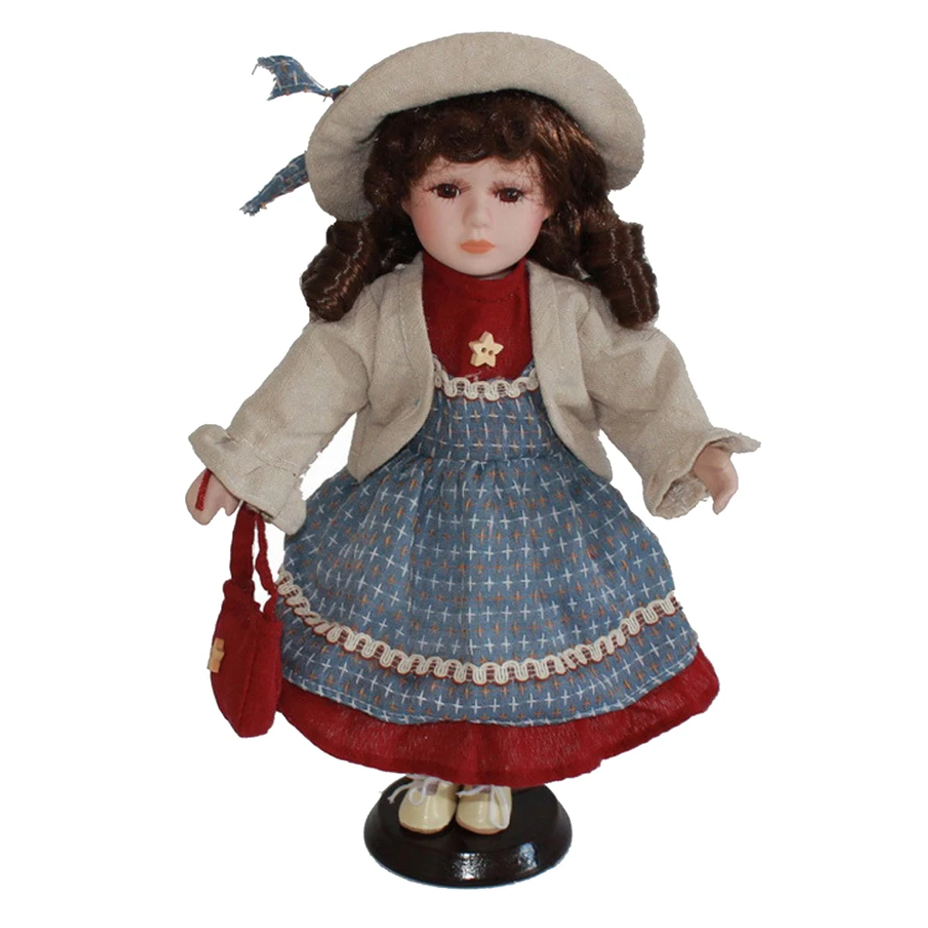 1/6 фарфоровая кукла 12 дюймов в викторианском стиле, фигурки девушек, кукольный домик, сказочный декор, детский подарок на день рождения, коллекция для взрослых
