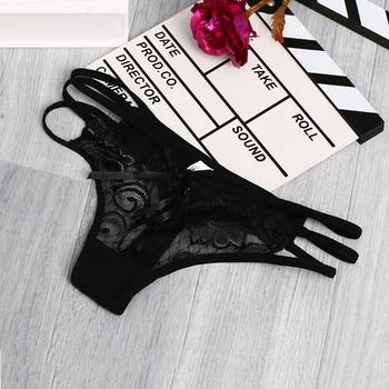 

1PC Hot Sexy Thongs Women Panties Sexy Bandage Lace G-string Underwear Transparent Briefs Ropa Bragas Tangas Calcinhas Knickers