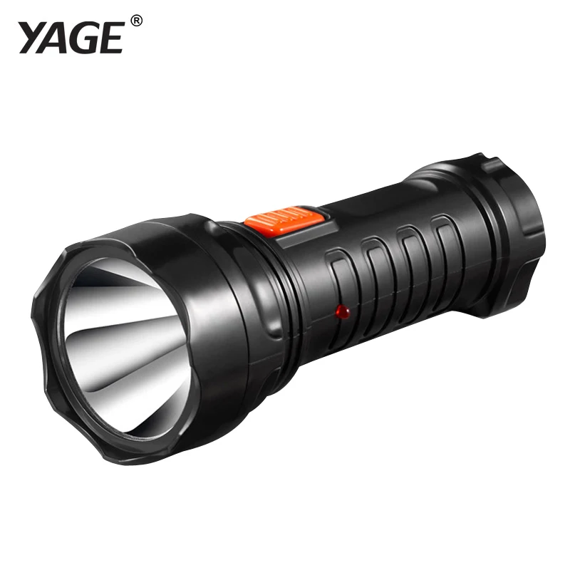 

YAGE-3738 Led Flashlight Rechargable Torch Built-in Battery Light 2-mode Lanterna Linterna Lampe Torche EU/USA/UK Plug