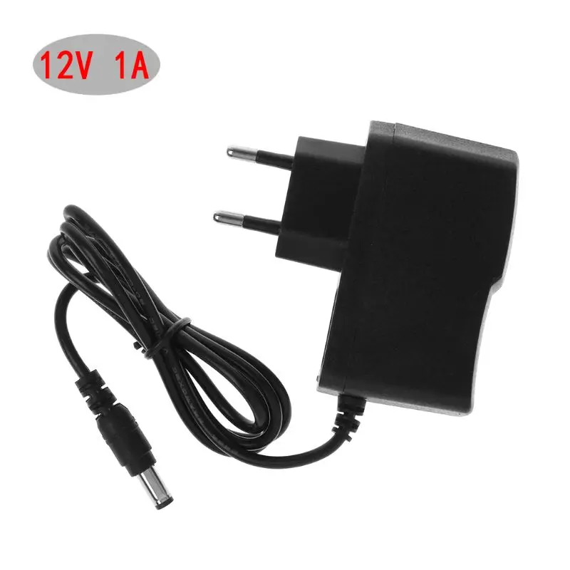 

Wall Charger Adapter Switching Power Supply Transformer AC DC 12V 1A 5.5x2.5mm Converter US EU Plug 3528 5050 LED Strip