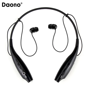 

DAONO Sports Wireless Bluetooth Earphone Stereo Headphones Headset Noise Reduction with Microphone for iPhone 6 Samsung Phone