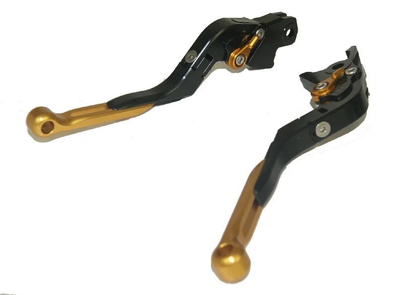 

Motorcycle Brake Clutch Levers Adjustable Folding Extendable Gold+Black For 2008-2015 2009 2010 2011 Honda CB1000R CB 1000R
