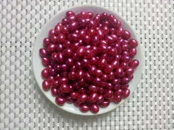 

Bulk 50Pcs Vacuum pack Oyster Wish Freshwater Pearl 7-8mm Mix Color Oyster Oval Rice Pearls Free Shipping ZH002