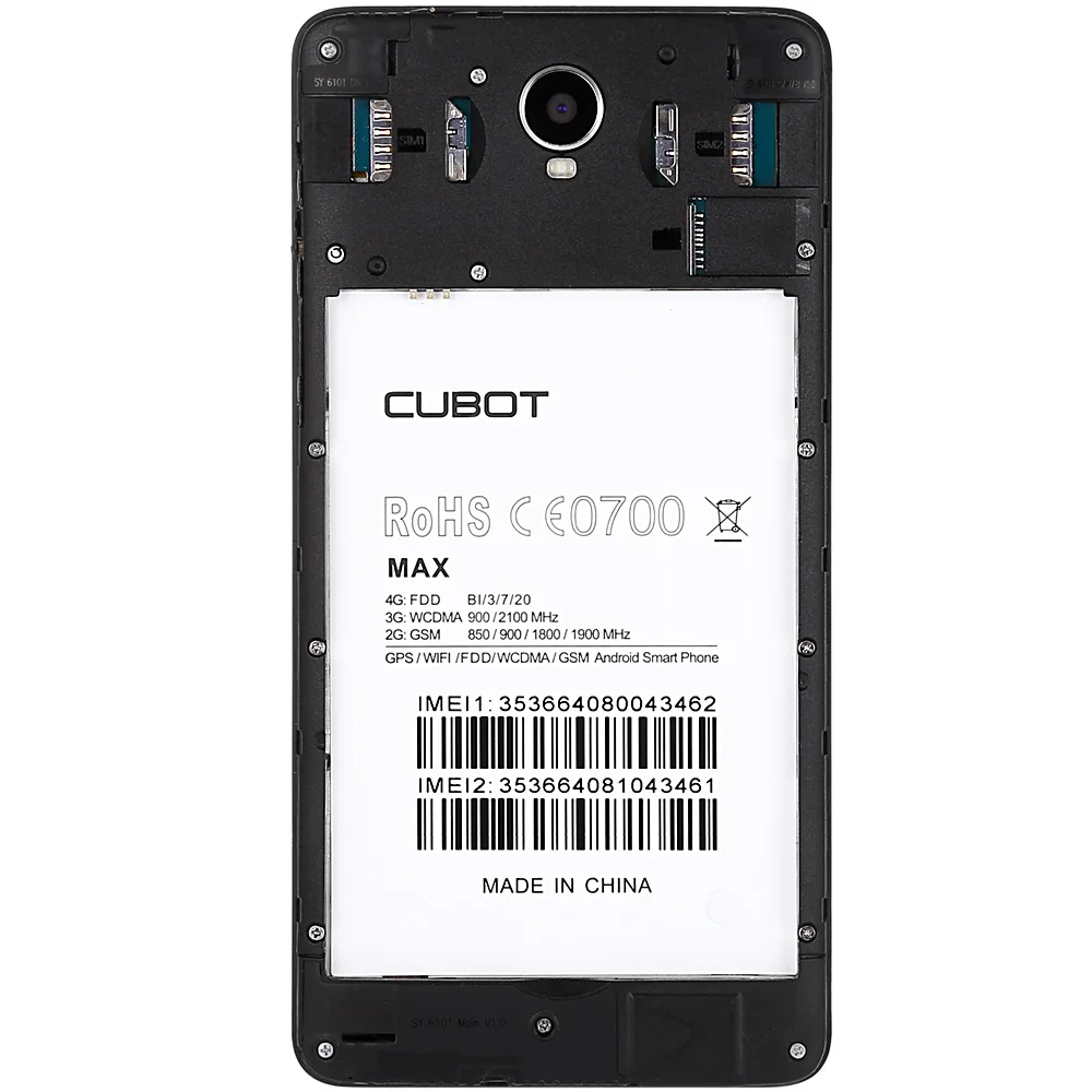 Cubot Max Android 6 0 дюймов фаблет 4G MTK6753 1 3 ГГц Octa Core ГБ Оперативная память 32 Встроенная OTG