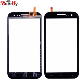 

BKparts 10pcs touch screen For Wiko Cink Five Touchscreen front glass Panel Digitizer sensor Replacement free shipping