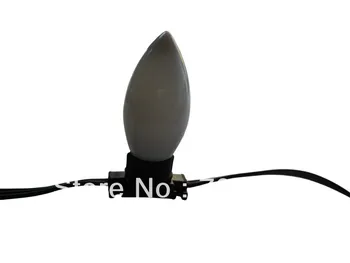 

50nodes DC12V WS2811 LED technicolor pixel;waterproof, full color ;with smooth milky C9 cover