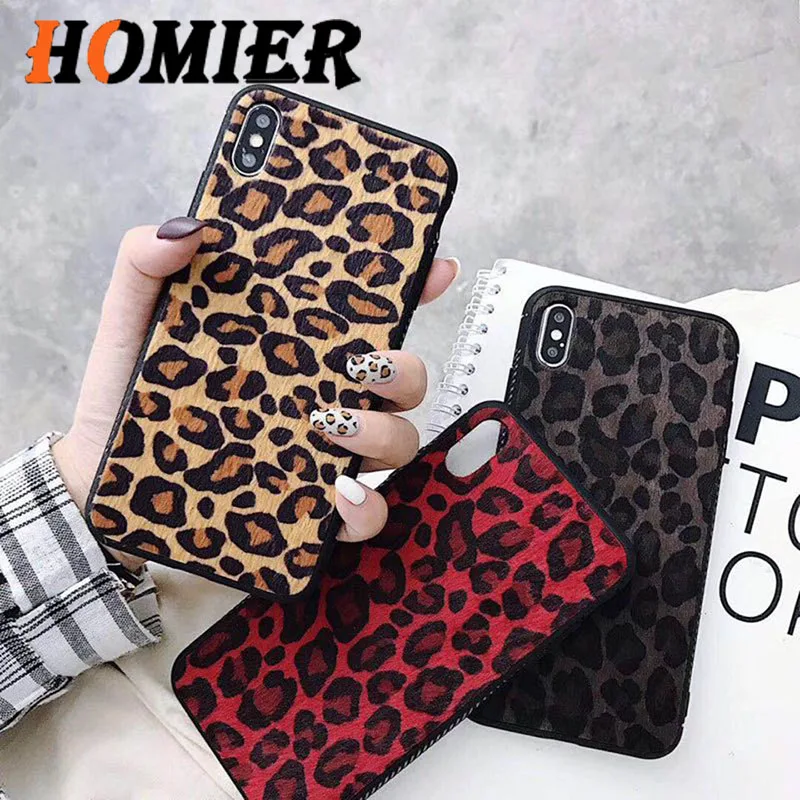

Fashion popular Tiger Leopard Print Panther fur Phone Case For iPhone 7 plus 6S 6S plus 8 8plus X XS MAX XR Mobile phone case