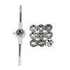 XCAN 11pcs HSS Die Wrench Set Metric Screw Die External Thread Cutting Tapping Hand Tool Kit Threading Tools ► Photo 3/6