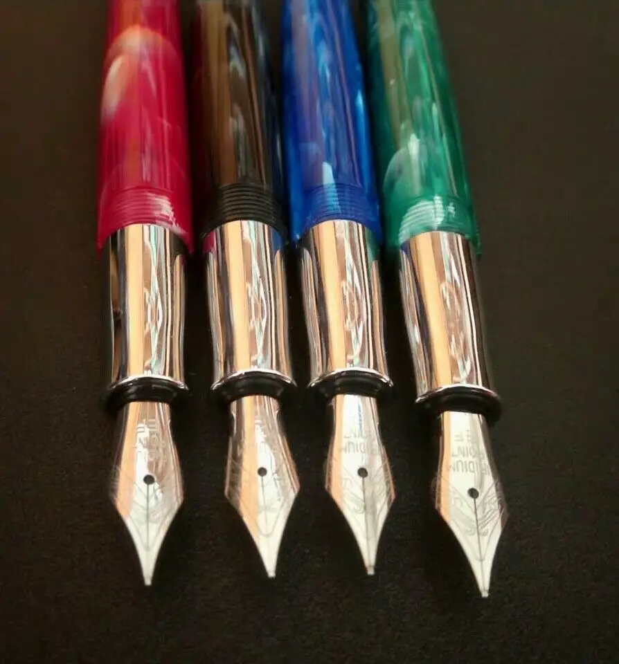 1 шт., перьевая ручка Sikib, чернильная ручка с перьевым наконечником, конвертерная ручка, 3 цвета на выбор, офисные школьные принадлежности, penna stilografica