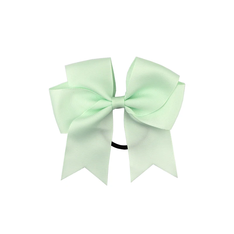Large Elastic Hair Bands for Dance Girls Handmade Grosgrain Ribbon Hair Bows with Clips Kids Hair Accessories (12)
