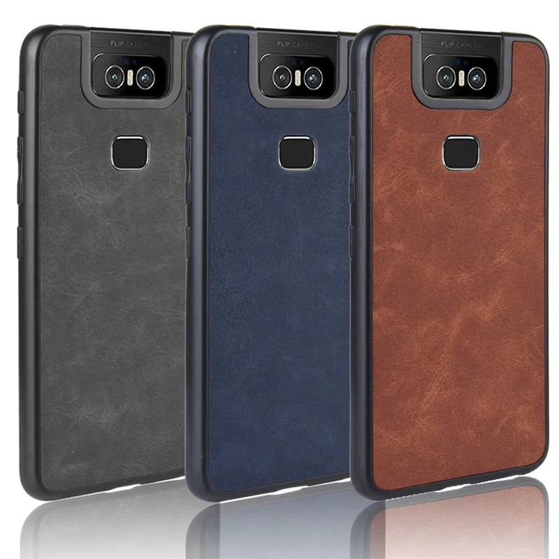 

For Asus Zenfone 6 ZS630KL Case PU Leather Hard shockproof Cover Case For Asus Zenfone 6Z ZS630KL ZS630 630 630KL KL Asus I01WD