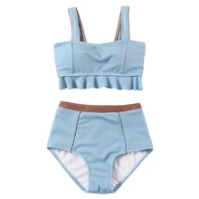 Летний купальник из двух частей, танкини, комплект бикини, купальник для женщин, спортивная одежда для плавания, пляжная одежда, купальные костюмы, Maillot De Bain Femme