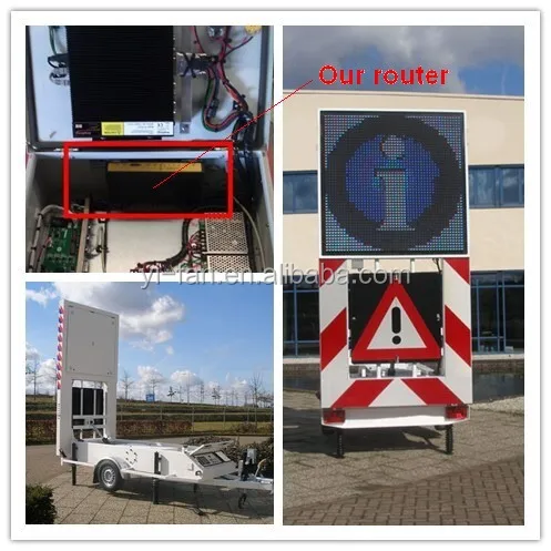 router use in the trafic lights monitoring