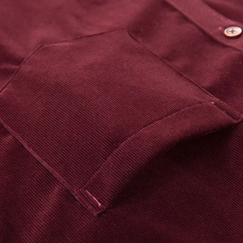Camisa/весенне-осенняя мужская рубашка высокого качества вельветовые с длинным рукавом однотонные удобные мягкие повседневные Брендовые мужские рубашки больших размеров 4XL