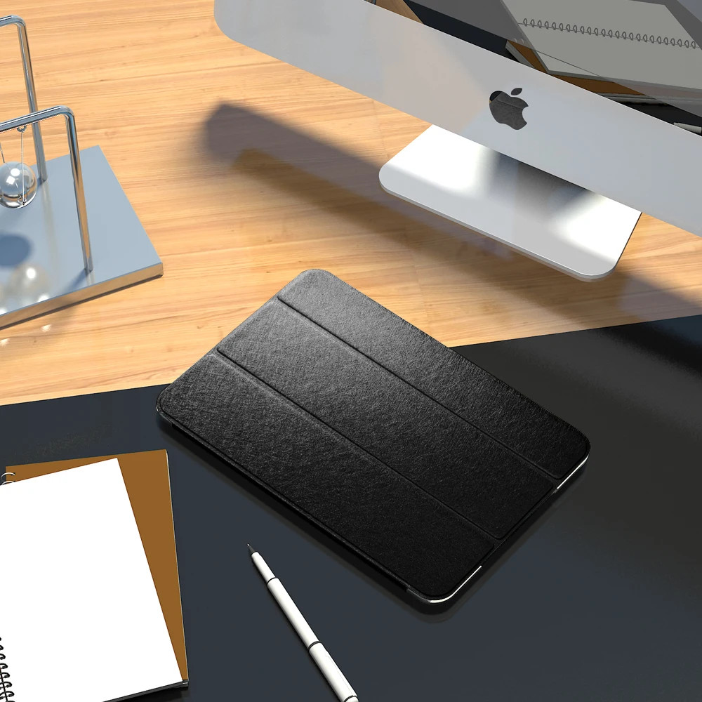 SLEO Case for iPad Pro 12.9 2018 Cover PU Leather PC Back Smart Cover Folio Case for New iPad Pro 12.9 2018 Auto Wake Cover