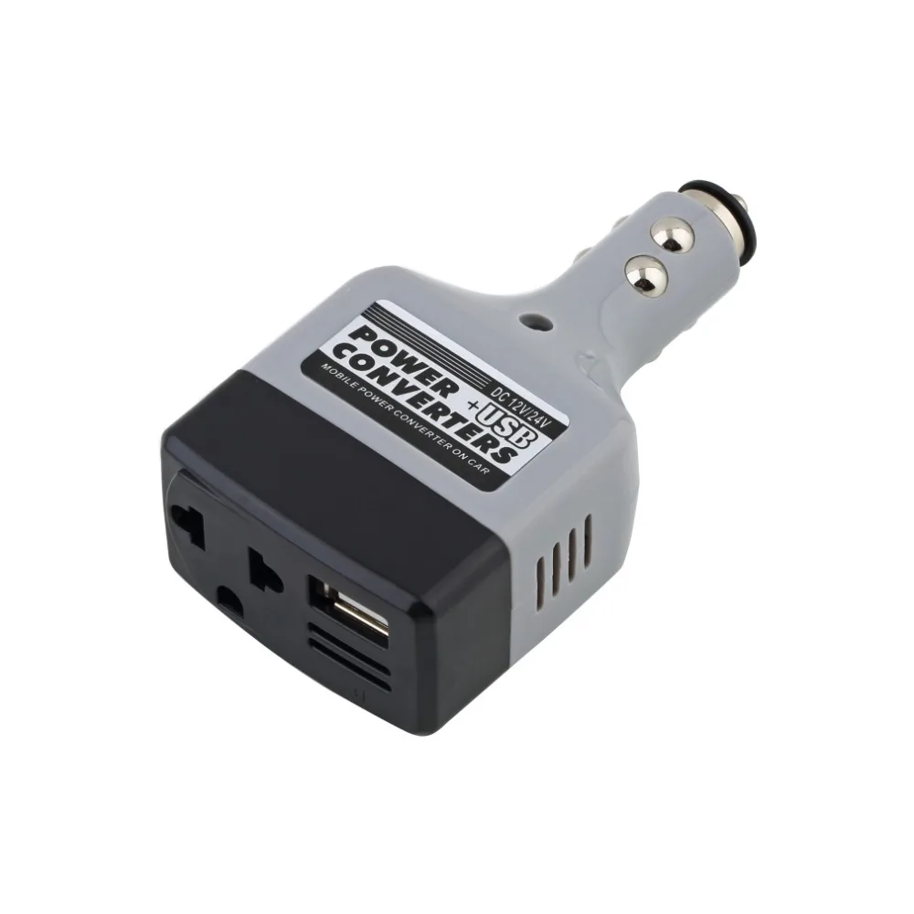 Горячее прибытие DC 12/24 V к AC 220 V/USB 6 автомобильный инвертор питания адаптер
