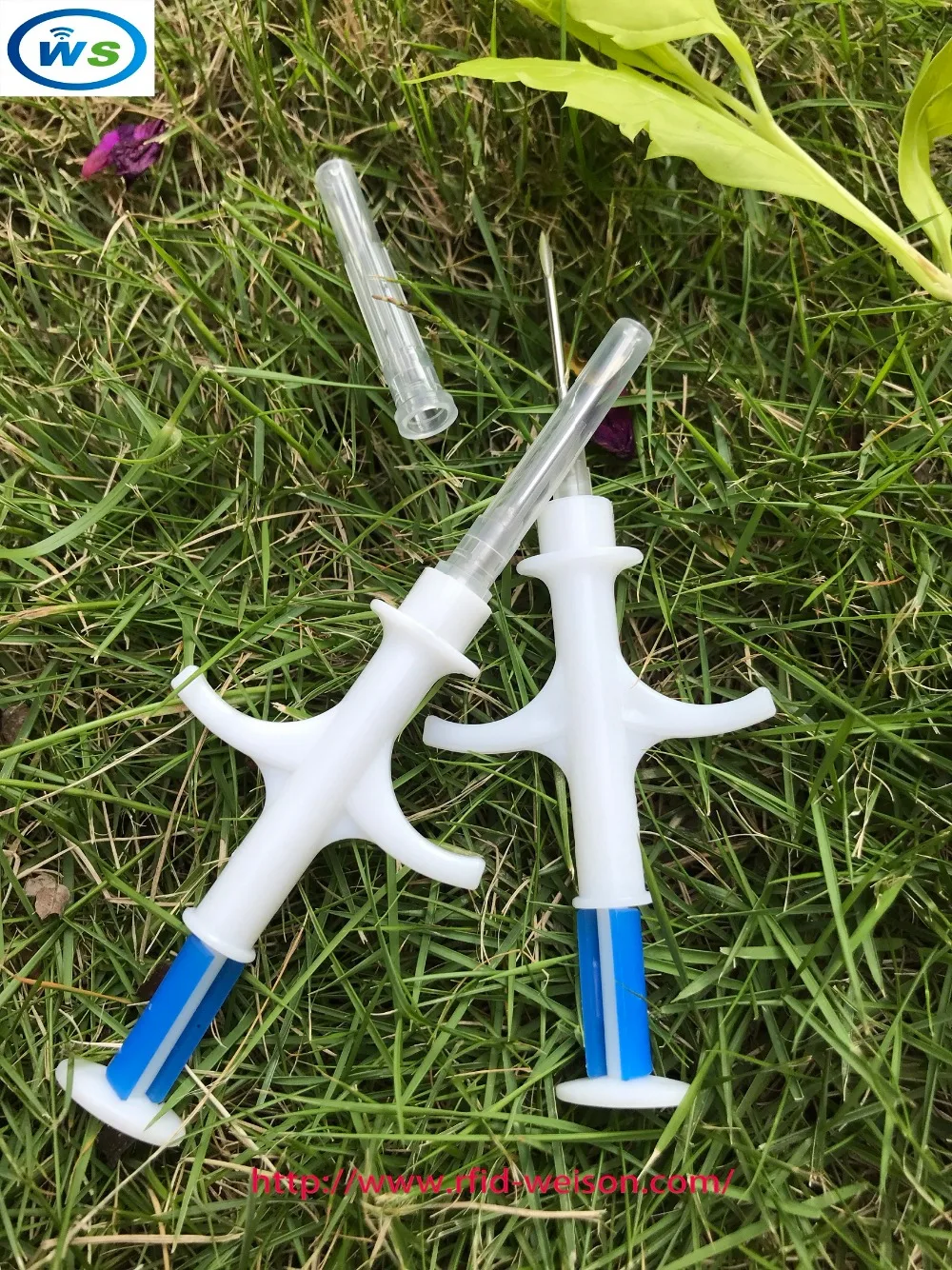 

1.4*8 50PCS FDX-B ISO11784/785 RFID Id Injector Pet Glass Tag Microchip Syringe for Pig Cow Cattle Horse Dog etc. animal chip