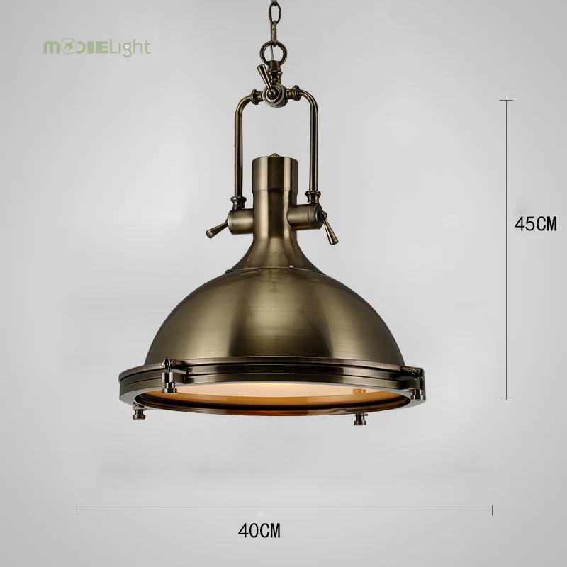 Американский винтажный подвесной светильник на цепочке в стиле лофт в стиле кантри, ресторан, индустрия тяжелых металлов, лампа, восстанавливающая ветер, древний стиль, robles - Цвет корпуса: Model 3