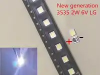2019 500PCS สำหรับ LCD ซ่อมทีวี LG led TV backlight strip ไฟ light-emitting diode Cool สีขาว 3535 SMD LED ลูกปัด 6V