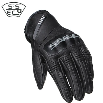 

SSPEC leather full finger gloves Luvas Guantes motorcycle gloves protection gear gloves off-road racing motobiker gloves