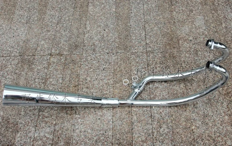 Мотоцикл глушитель один выхлопные сборки для Suzuki GN250|motorcycle muffler|silencer for motorcycleexhaust