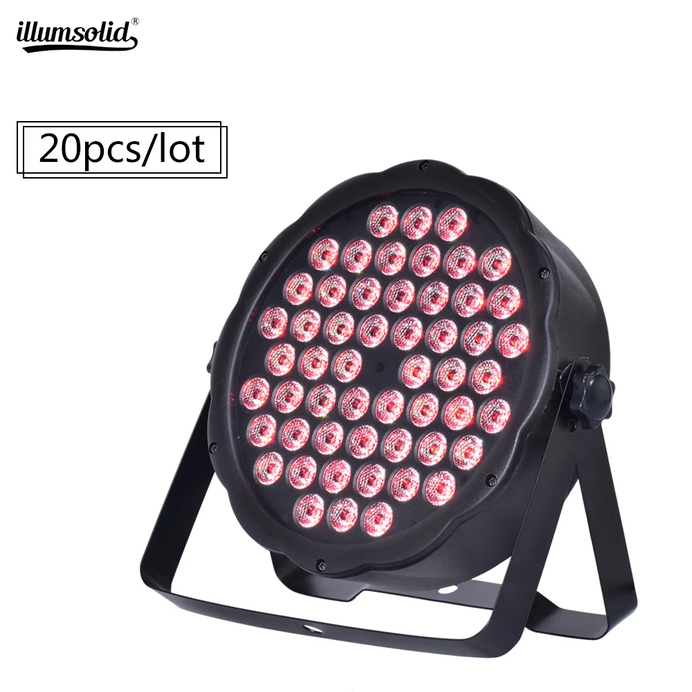 

LED Flat Par Lights Slim Par 54x3W RGB LED Stage Wash Par Light for Disco 20pcs/lot